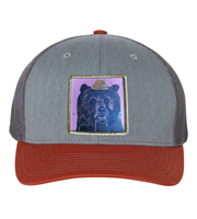 Grey/Terracotta Trucker Hats Flyn Costello Honey Bear  