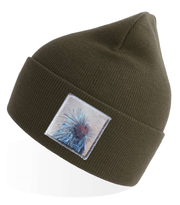 Olive Sustainable Rib Knit Hats Flyn Costello Porcupine  