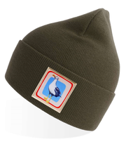 Olive Sustainable Rib Knit Hats Flyn Costello Seagull  