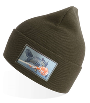 Olive Sustainable Rib Knit Hats Flyn Costello Secret Stash  