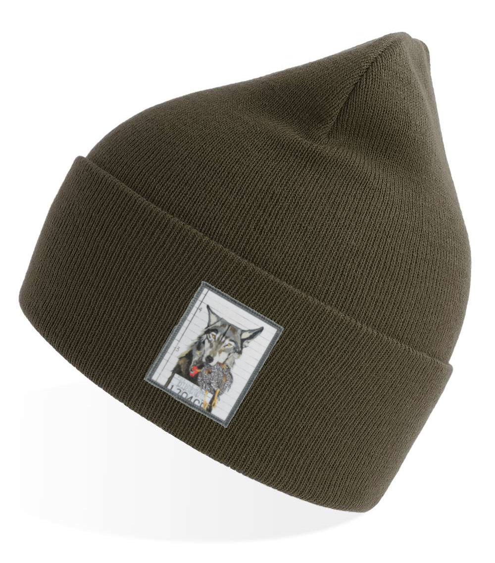 Olive Sustainable Knit Hats Flyn Costello The Usual Suspects: Wolf  