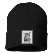 The Usual Suspects: Wolf Beanie Hats Flyn Costello Black  