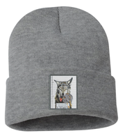 The Usual Suspects: Wolf Beanie Hats Flyn Costello Grey  